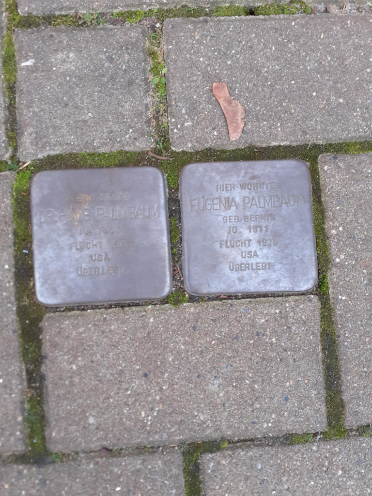 Lehrter Grüne besuchen Stolpersteine