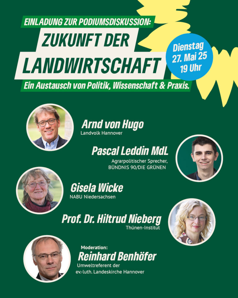 Landwirtschaft der Zukunft – Podiumsdiskussion in der Lehrter Galerie: SAVE THE DATE!