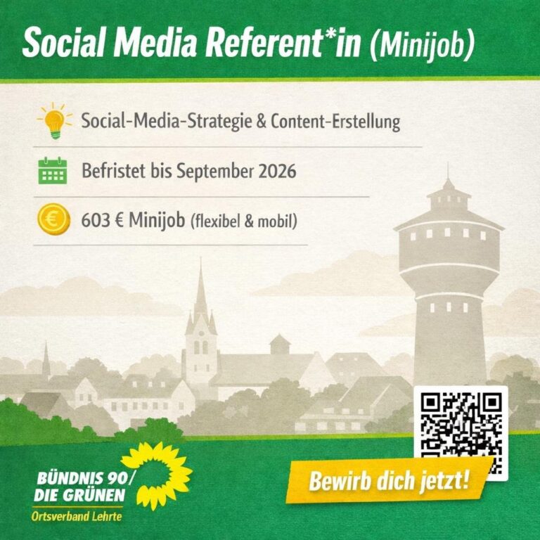 Bewirb‘ dich jetzt!